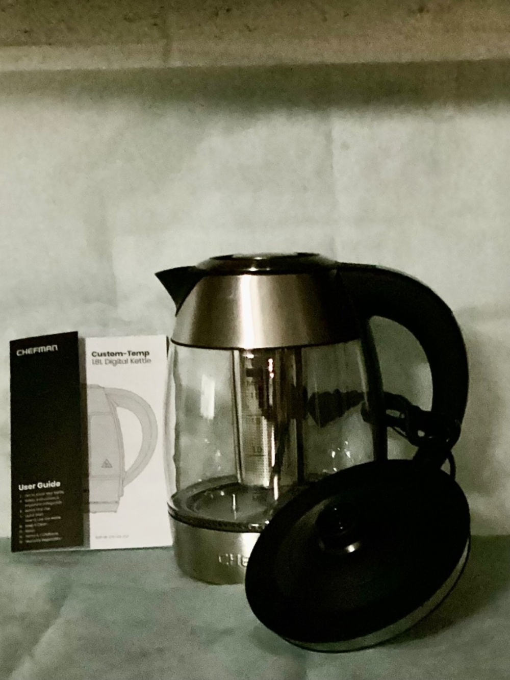 Chefman Stainless Steel Electric Kettle - Picture 2 of 2